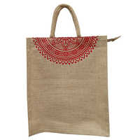 Red Colour Top Printed Bag
