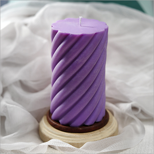 Purple Piller Candle