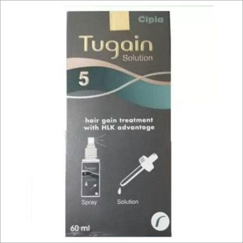 Tugain Hair Loss Solution - 5% Minoxidil Liquid Formula Non Prescription Personal Treatment for Adults