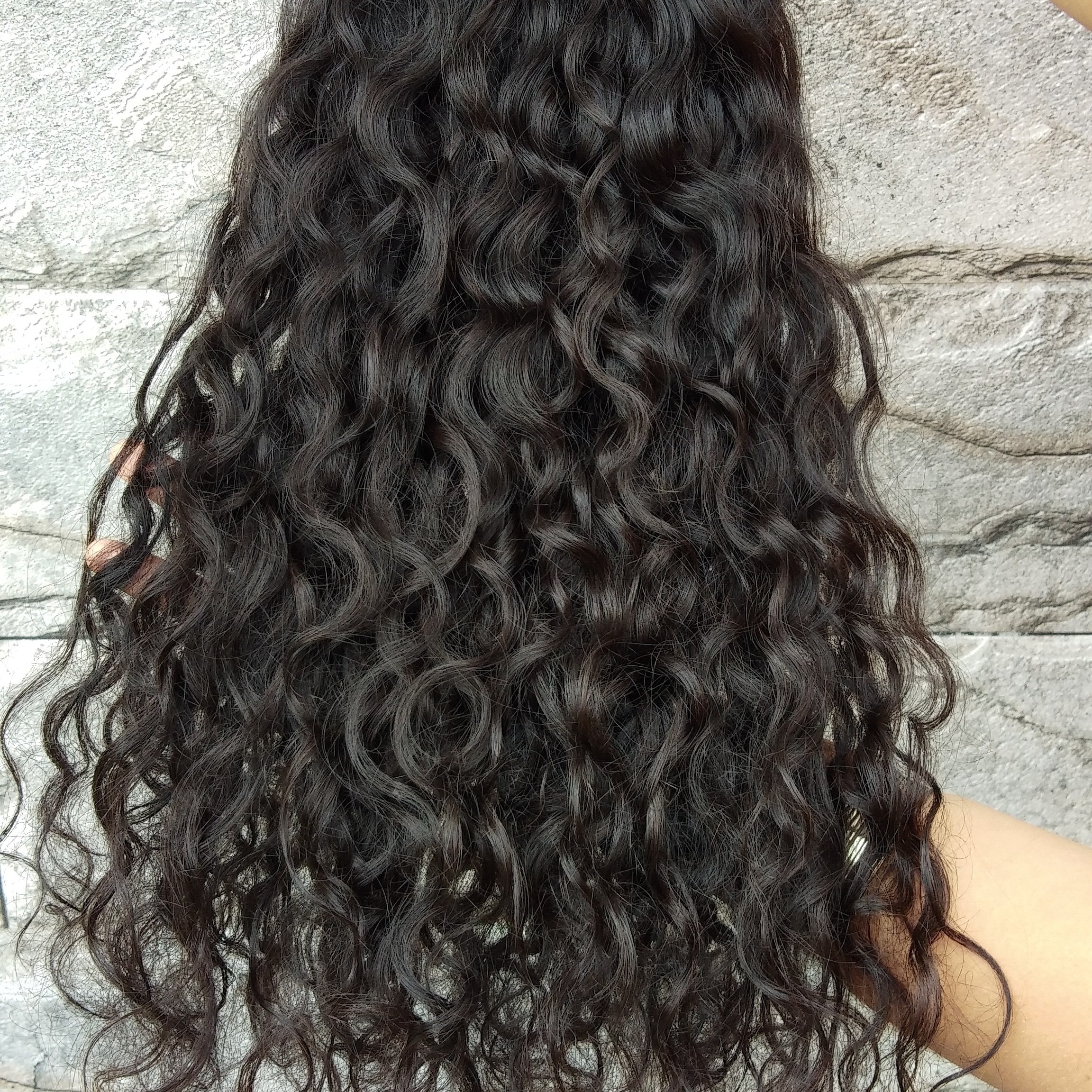 Indian Temple Soft Curly Hair