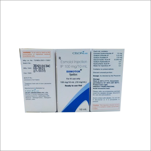100 mg Esmolol Injection IP