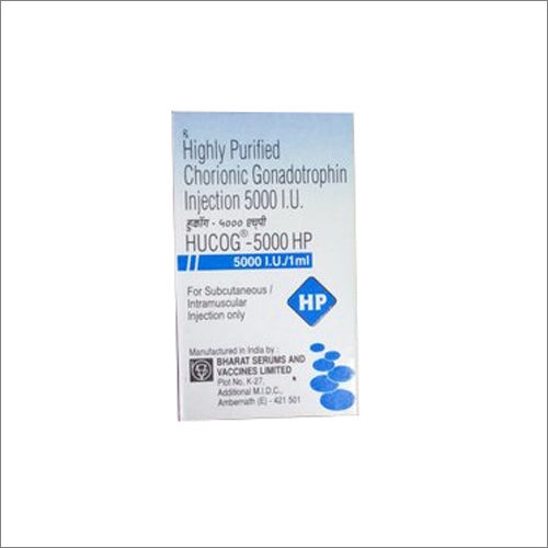 Highly Purified Chorionic Gonadotropin Injection 5000 Iu Keep In Cool Or Dry Place