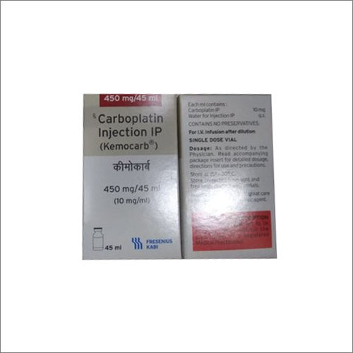 Carboplatin Injection - 450 MG Liquid | Dosage Guidelines as per Doctor, Store in Cool or Dry Place