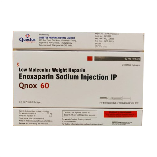 Low Molecular Weight Heparin Enoxaparin Sodium Injection IP