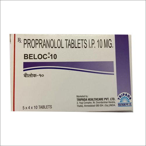 10 mg Propranolol Tablets
