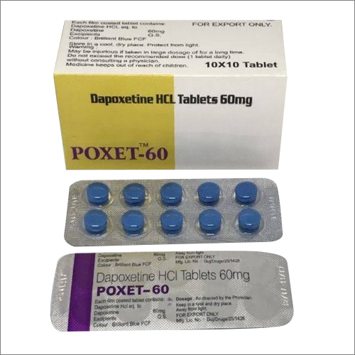 6 mg Dapoxetine Hydrochloride Tablets