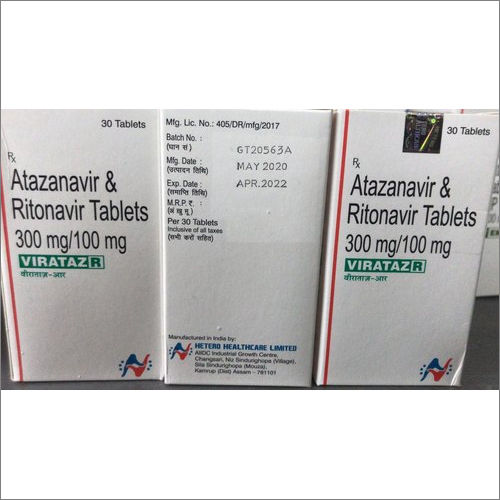 300 Mg Atazanavir And Ritonavir Tablets