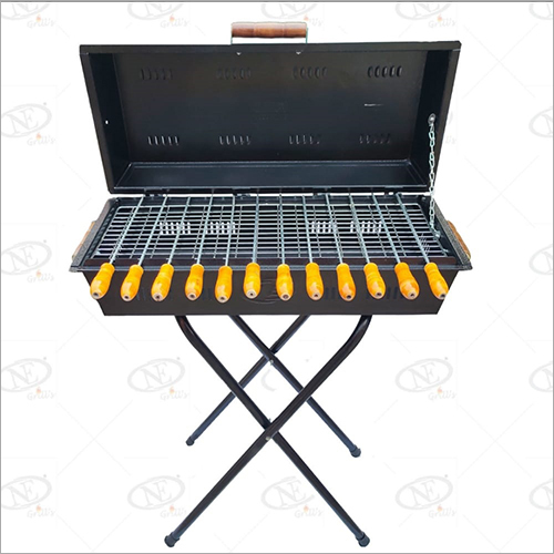 X Stand Big Charcoal Barbecue Grill