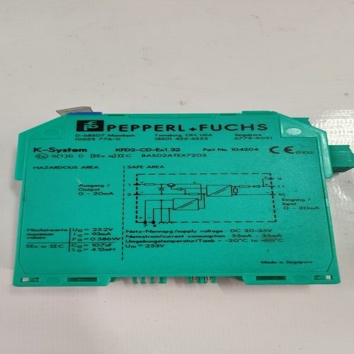 PEPPERL  FUCHS KFD2-CD-EX1.32 SWITCH AMPLIFIER