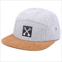 Promotional Two Tone Custom Canvas 5 Panel Camp Hat