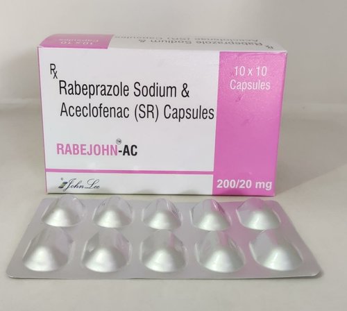 RABEPRAZOLE SODIUM AND ACECLOFENAC (SR) CAPSULES