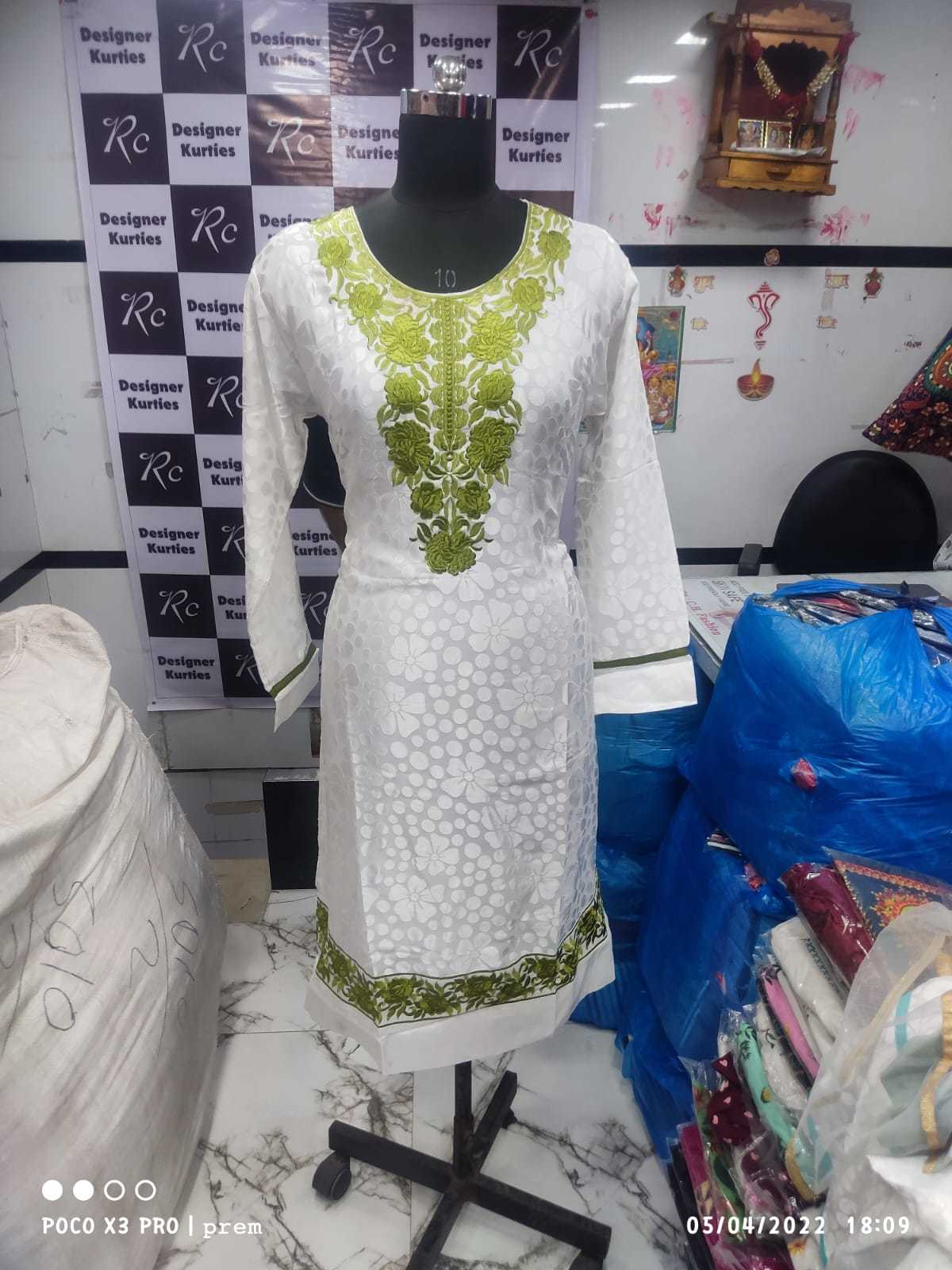 Chiken Work And Braso Work Kurti