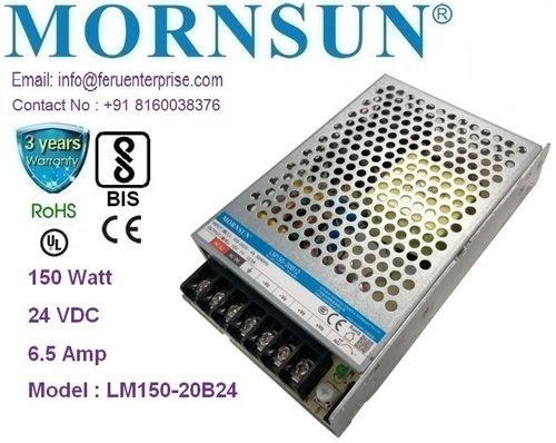 24VDC 6.5A MORNSUN SMPS Power Supply