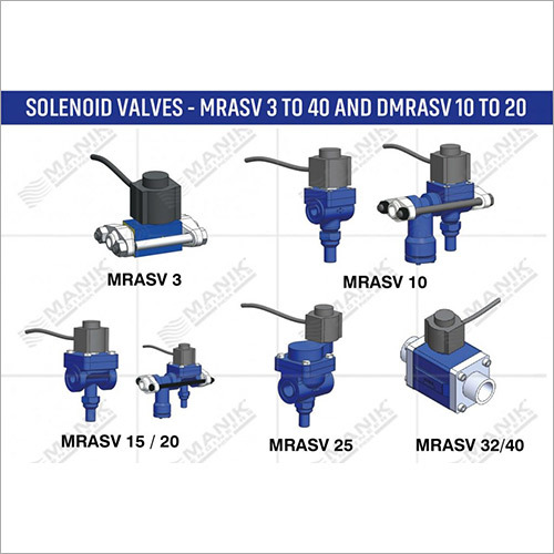 Solenoid Valve-MRASV 3 To 40 And DMRASV 10 To 20