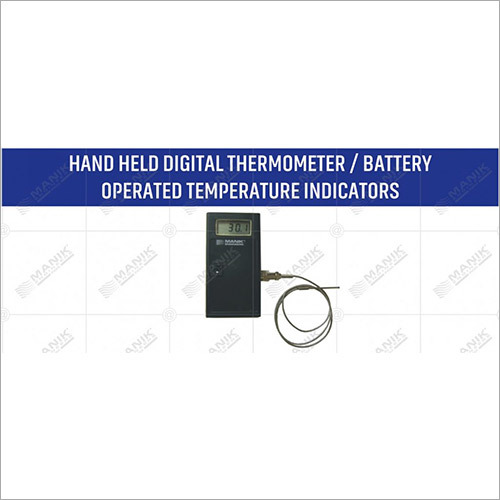 Hand Held Digital Thermometer - Battery Operated Temperature Indicators