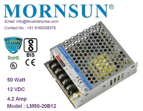 12VDC 4.2A MORNSUN SMPS Power Supply