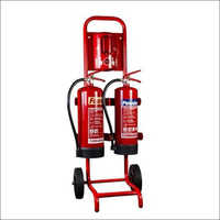 Twin Trolley Type Fire Extinguisher