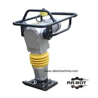 Hcd 100 - 3 Kw Electric Tamping Rammer | 13 Kn Compaction Force, Manual Control System, 300 Mm Depth