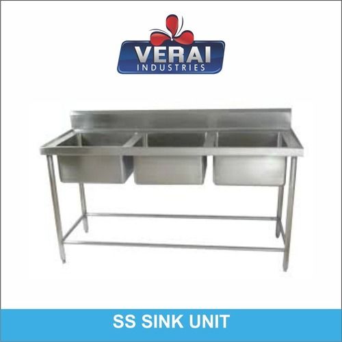 Stainless Steel Sink Unit - Durable, Low Maintenance Design | Ideal for Washing Utensils and Cleaning Clothes Outdoors