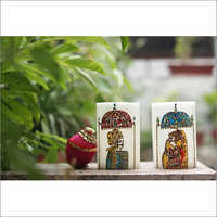 Bride And Groom Heena Candles