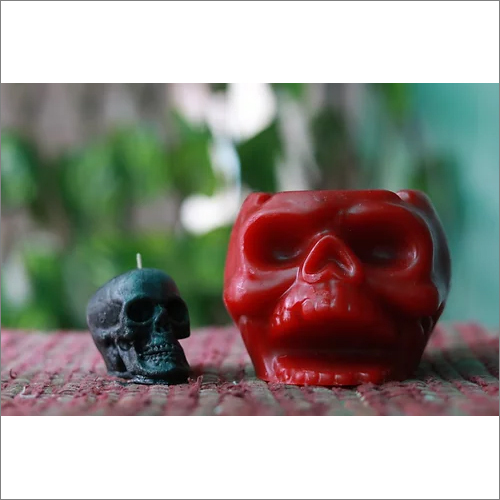 Big Skull Candles