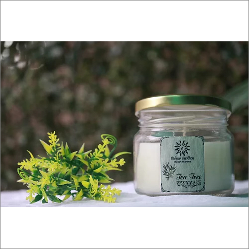 Tea Tree Jar Candles By FLICKER CANDLES