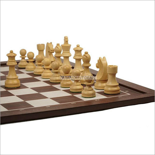 Wooden Laminated 19 Inch Chess Board Game Set Age Group: All