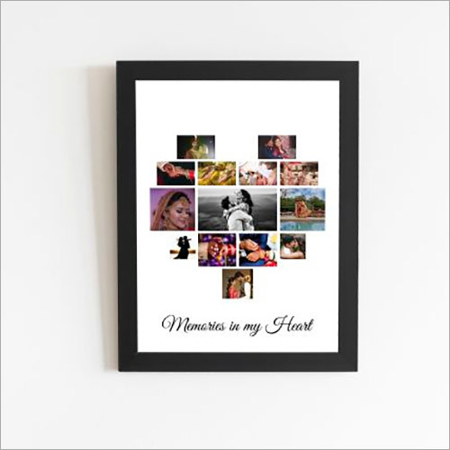 Heart Shaped Collage Photo Frame