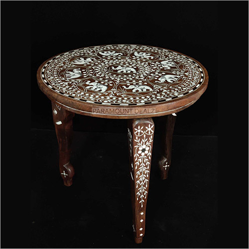 Handmade Inlaid Wood Coffee Table