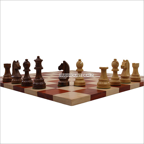 Wooden Double Sided Chess Board Budrosewood Maple Wood