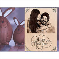 Customized Wooden Photo Plaque New Year Gifts for Couples