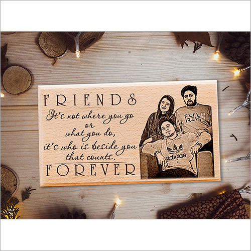 Best Friend Forever Personalized Wooden Plaque