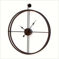 Black Iron Decorative Wall Clock