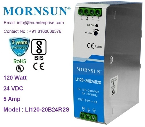 24VDC 5A MORNSUN SMPS Power Supply