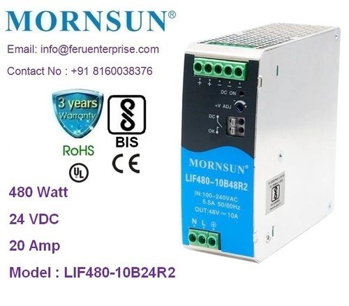 24VDC 20A MORNSUN SMPS Power Supply