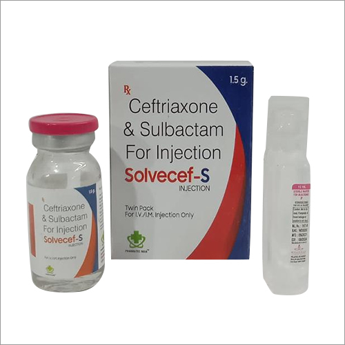 1.5 GM Ceftriaxone And Sulbactam For Injection