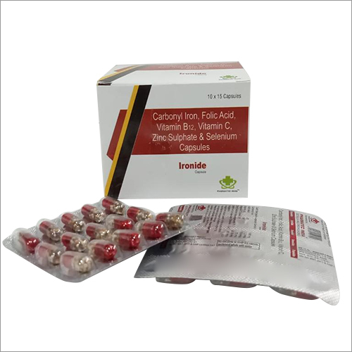 Carbonyl Iron  Folic Acid  Vitamin B12 Vitamin C Zinc Sulphate And Selenium Capsules