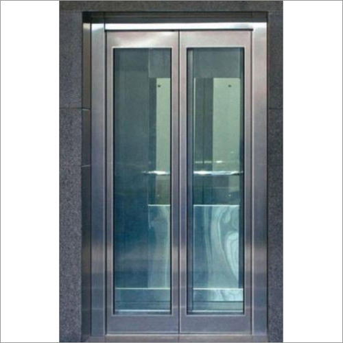 SS And Glass Elevator Door