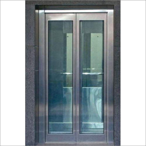 SS And Glass Elevator Door