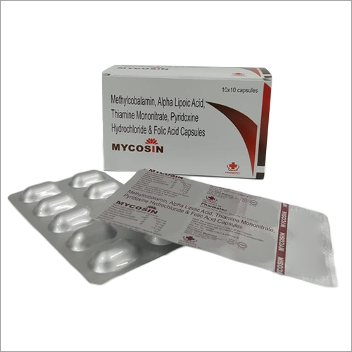 Methylcobalamin  Alpha Lipoc Acid Thiamine Mononitrate Pyridoxine Hydrochloride And Folic Acid Capsules