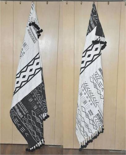 Cotton Printed Throw Application: Hotel