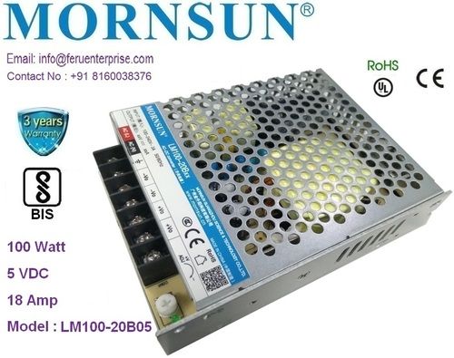 5VDC 18A MORNSUN SMPS Power Supply