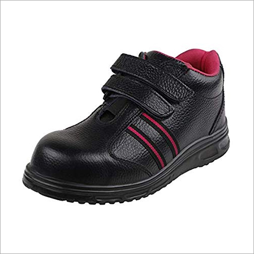Black Ladies Low Ankle Safety Shoes