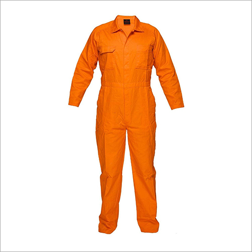 Orange  Cotton Boiler Suit