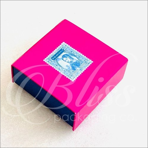 Special Effects Printing Magnetic Silver Jewellery Cardboard Box