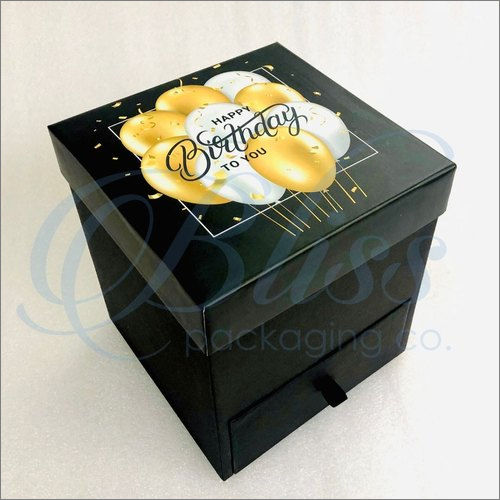 Cardboard Printed Birthday Gift Box