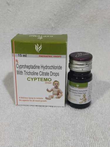 Cyproheptadine Hydrochloride 1.5 mg with Tricholine Citrate 55 mg Drops