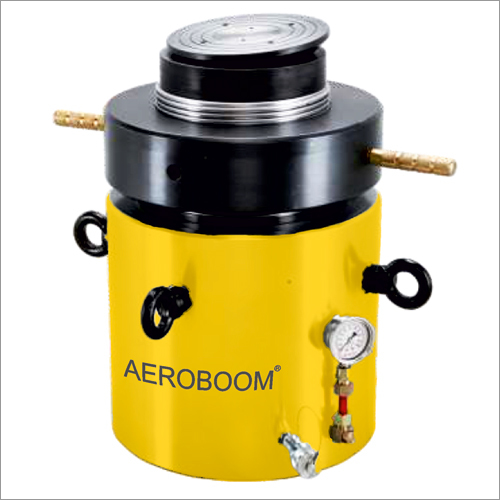 Aeroboom Single Acting Pile Testing Hydraulic Cylinder / Hydraulic Jack
