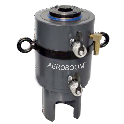 Aeroboom Aluminium Bar Stressing Hydraulic Cylinder  / Hydraulic Jack