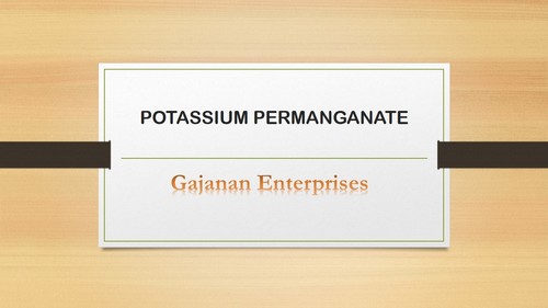 Potassium Permanganate (Kmno4) Cas No: 7722-64-7